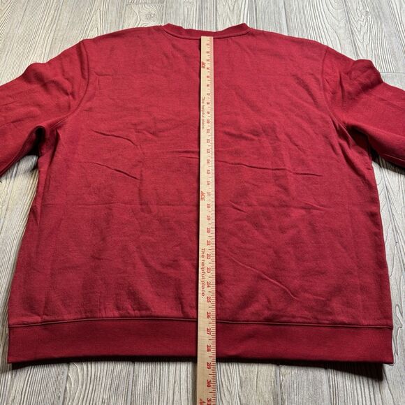 Oklahoma Sooners Crewneck Sweatshirt Men’s XXL Crimson Logo Spellout Captivating - Picture 9 of 9